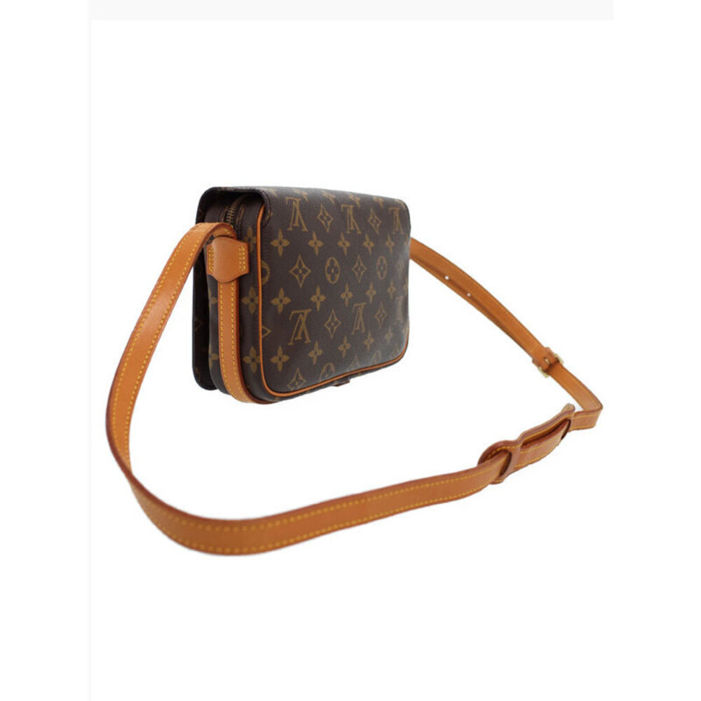 Louis Vuitton Brown Germain Leather Bag Shoulder Saint Monogram